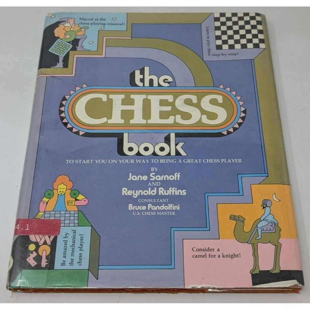 The Chess Book by Jane Sarnoff & Reynold Ruffins Ex-Library‎ Vintage 1973 1970s